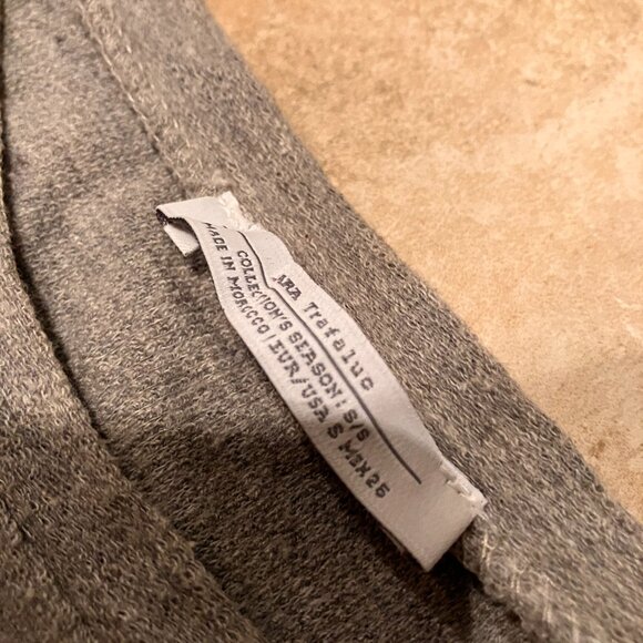 Zara Trafaluc robe size SMALL Grey Dress - Picture 3 of 4